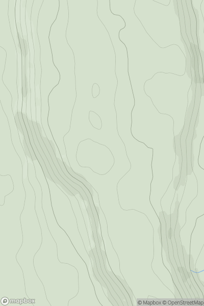 Thumbnail image for Yewbarrow [Lake District S] showing contour plot for surrounding peak